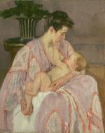 Mary Cassat's 1970, Young Mother Nursing her Child