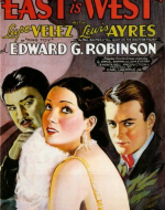 movie poster for film East Is West featuring a woman and two men