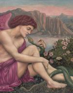 Evelyn De Morgan's 1875 The Angel With The Serpent