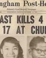 A news report of the Birmingham Church bombing