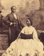 Sarah Forbes Bonetta and her husband Captain James Pinson Labulo Davies