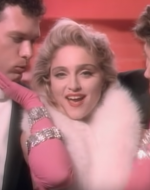 Image from the music video "Material Girl"