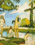 Paul Cézanne 1874-1875, Bathers