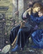 Edward Burne-Jones' 1893 Love Among the Ruins