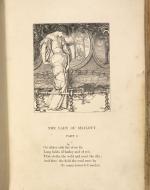 The Lady of Shalott, weaving, Moxon Edition