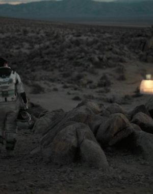 This image shows Edmunds' planet, which is completely made by rocks.