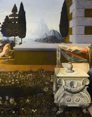 Annunciation by Leonardo da Vinci
