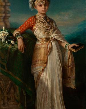 Portrait of Princess Gouramma (1852) by Franz Xaver Winterhalter 