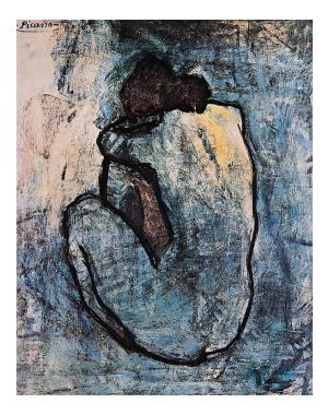 Pablo Picasso 1902 Blue Nude
