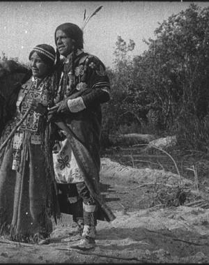 still shot from the film The Cheyenne's Bride