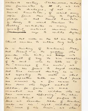 Folio 34 is a handwritten notebook page with no cutouts. 