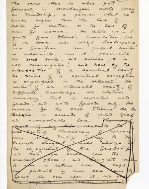 Folio 38 is a handwritten notebook page with no cutouts. 