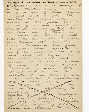 Folio 53 is a handwritten notebook page with no cutouts. 