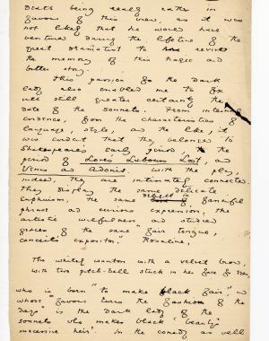 Folio 77 is a handwritten notebook page with no cutouts. There is an inkblot on the right side of the page.