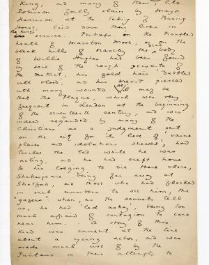 Folio 83 is a handwritten notebook page with no cutouts. 