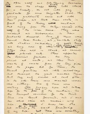 Folio 90 is a handwritten notebook page with no cutouts.