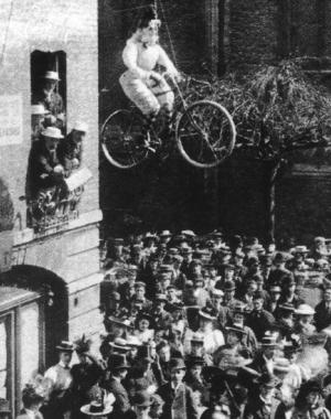 Female Effigy at 1897 Cambridge Protest