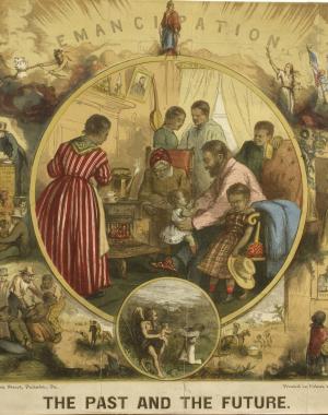Emancipation: The Past and the Future by Thomas Nast