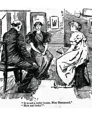 Helen, Lota, and the lawyer sit in a circle inside.