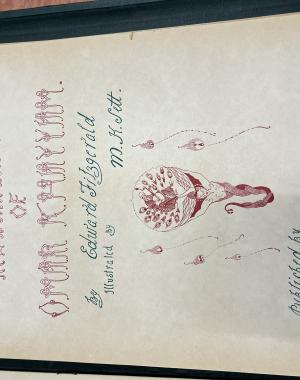 title page of 1946 edition of Rubáiyát of Omar Khayyám illustrated by M.K. Sett