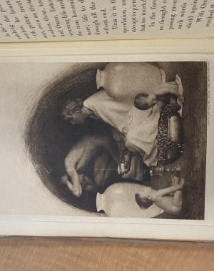 Photograph by Adelaide Hanscom Leeson featuring a scene from the Rubá’iyat of Omar Khayyam