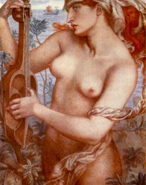 Dante Gabriel Rossetti's 1873 Ligeia Siren