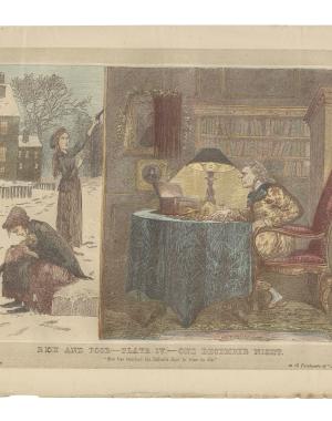 "Rich and Poor--Plate IV.---One December Night."