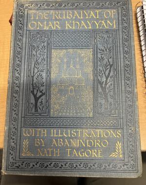 Cover of The Rubáiyát of Omar Khayyám with illustrations by Abanindro Nath Tagore.