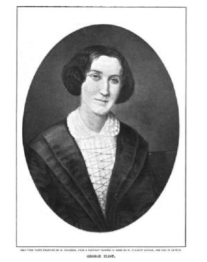 George Eliot, Engraving by Henry Davidson (1899)