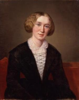 George Eliot, Painting by François d'Albert-Durade (circa 1881)