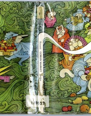 Green-vines title page with animalistic-featured goblin men holding fruits