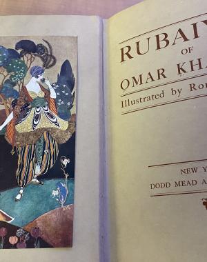 Title page of Balfour-illustrated Rubaiyat of Omar Khayyam