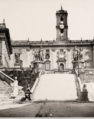 Campidoglio from the Piazza Aracoeli, Rome