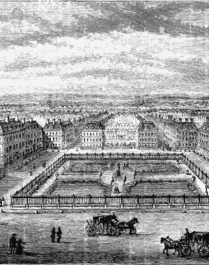 A portrait of downtown Soho, London in the year 1700.