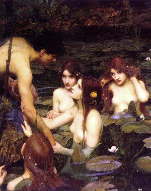 Cleopatra - Cabanel, assigned installment, Hylas And The Nymphs