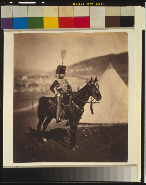 Photograph of Cornet Henry John Wilkin, by Roger Fenton (1855)