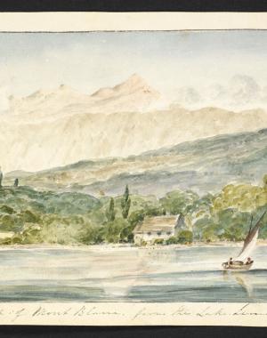 Painting of Mont Blanc by Edward Williams