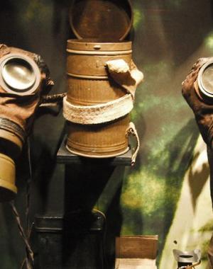 Gas Masks Worn by Soldiers in World War One
