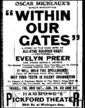 film poster for Within Our Gates