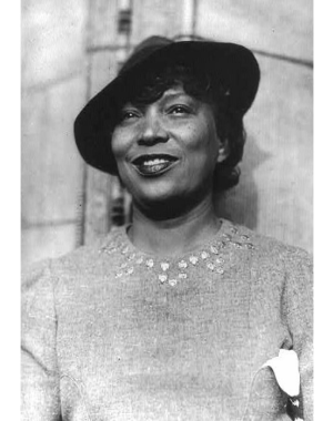 a photograph portrait of Zora Neale Hurston