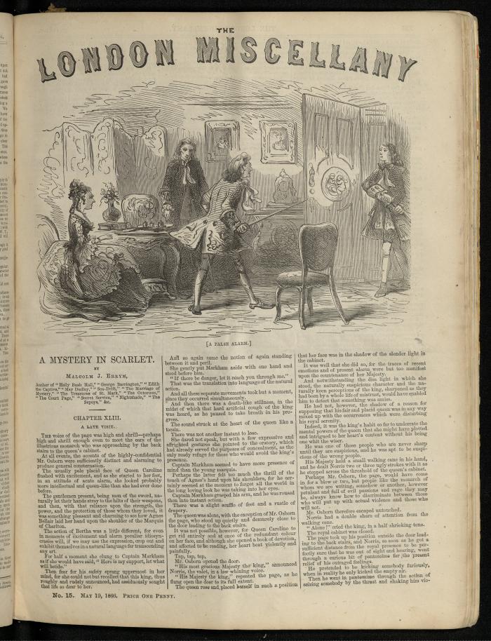 "A False Alarm." The London Miscellany 15 (19 May 1866), 225