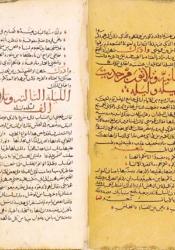 Arabic text of the Thousand and One Nights manuscript.