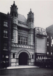 Image of the Exterior of the Bishopsgate Institute on Opening Day, 1895