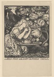 Rossetti, Dante Gabriel. “File:Buy from Us with a Golden Curl (Frontispiece to ‘Goblin Market and Other Poems’ by Christina Rossetti) MET DP835742.Jpg.” Wikimedia Commons, 1862, https://commons.wikimedia.org/wiki/File:Buy_from_Us_with_a_Golden_Curl_(frontispiece_to_%22Goblin_Market_and_other_Poems%22_by_Christina_Rossetti)_MET_DP835742.jpg. 