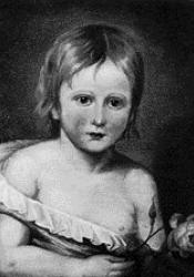 This is a picture of Mary Shelley's three year old Son.