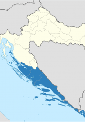 Map of the Kingdom of Dalmatia