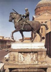 Donatello's equestrian statue of Gattamelata at Padua