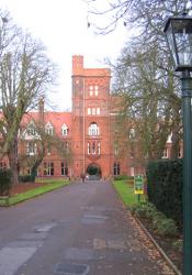 A photo of Girton College at the University of Cambridge