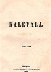 Front page of "Kalevala", 1949 edition