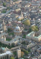 A photo of multiple colleges at Oxford University